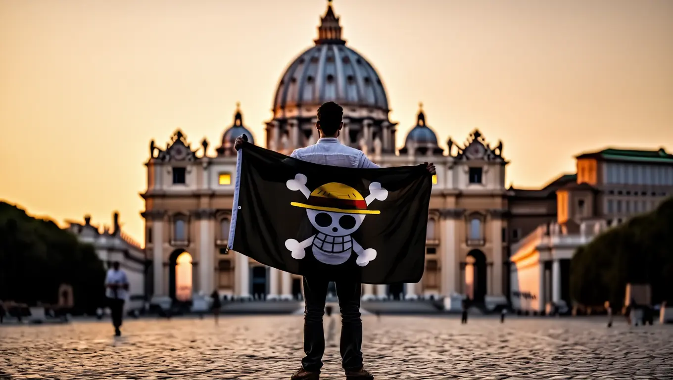 Ilustración inspirada en One Piece